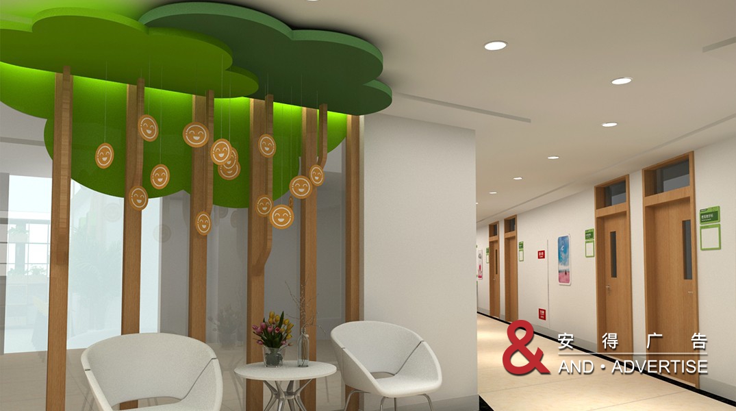 西华大学心理中心走廊文化包装